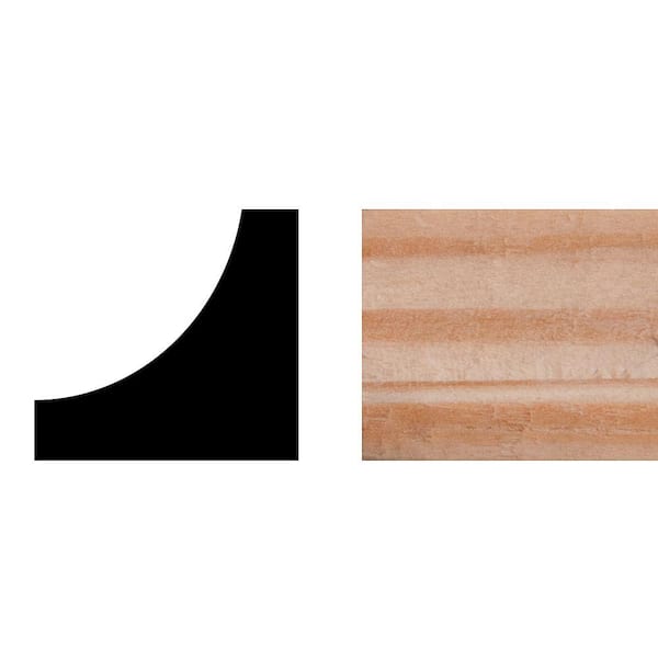 WM 100 11/16 in. x 11/16 in. Pine Cove Moulding