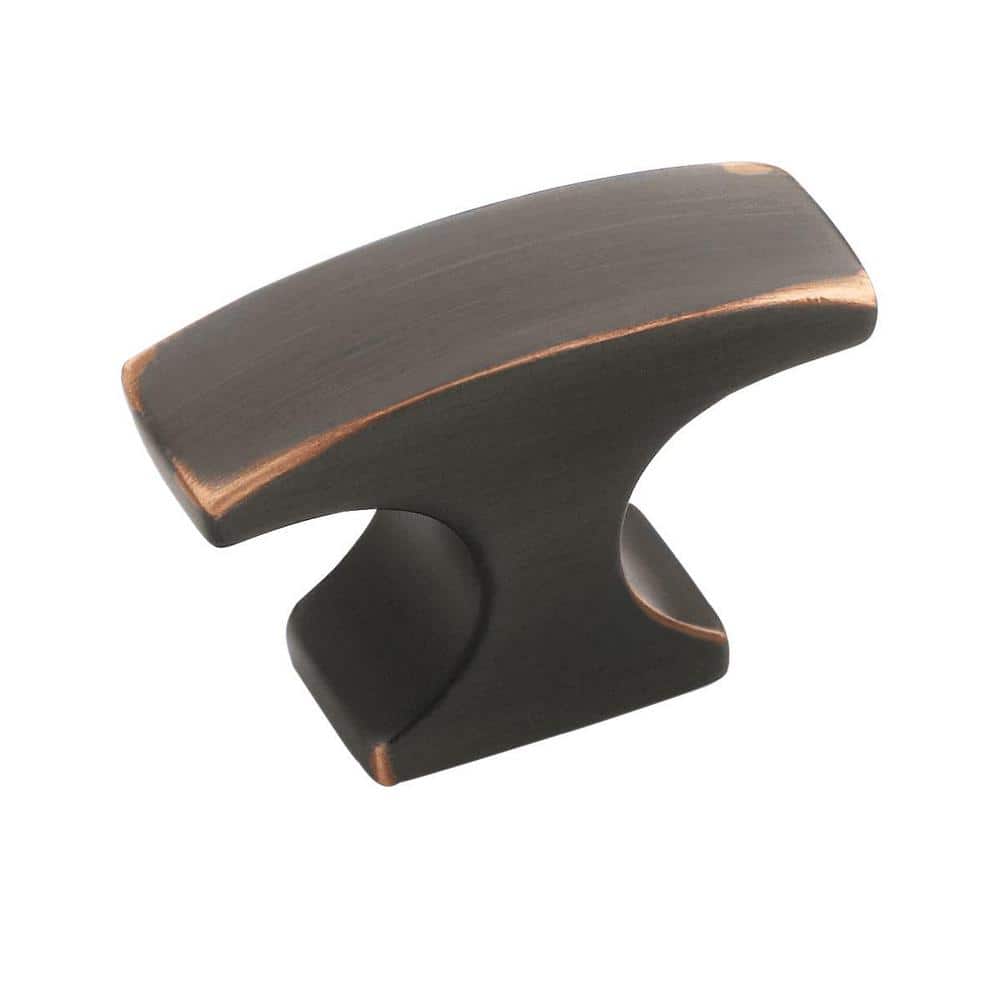 Conrad 1-1/2 in. (38mm) Modern Oil-Rubbed Bronze Bar Cabinet Knob