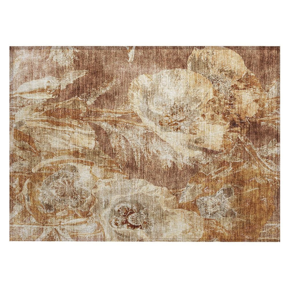 Chantille Machine Washable Indoor/Outdoor Abstract ACN2798 Paprika 2 ft. x 3 ft. Accent Rug price history on PriceWatchPro