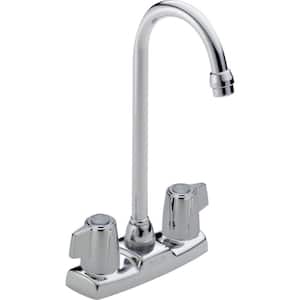 Classic Double Handle Bar Faucet in Chrome