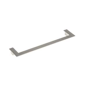 Roma Collection 12 5/8 in. (320 mm) Brushed Nickel Modern Offset Cabinet Bar Pull