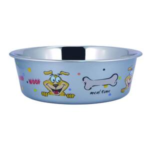 Pets 0.22 Gal. Multi-Print Stainless Steel Dog Bowl (Set of 24)
