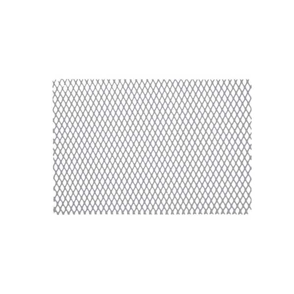 US Door and Fence 35-1/2 in. x 79-1/2 in. White Galvanized Steel Fence Screen