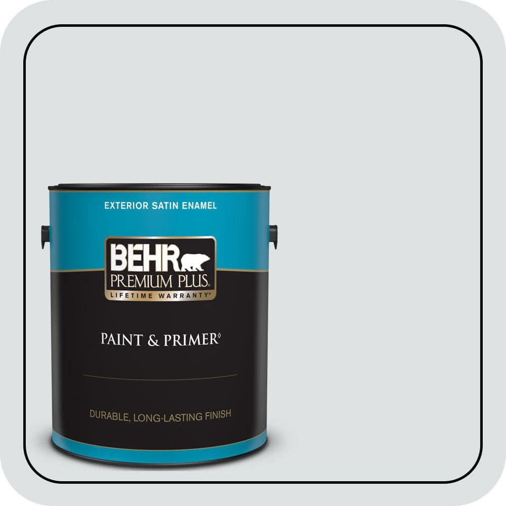 1 gal. #MQ3-27 Etched Glass Satin Enamel Exterior Paint & Primer price history on PriceWatchPro