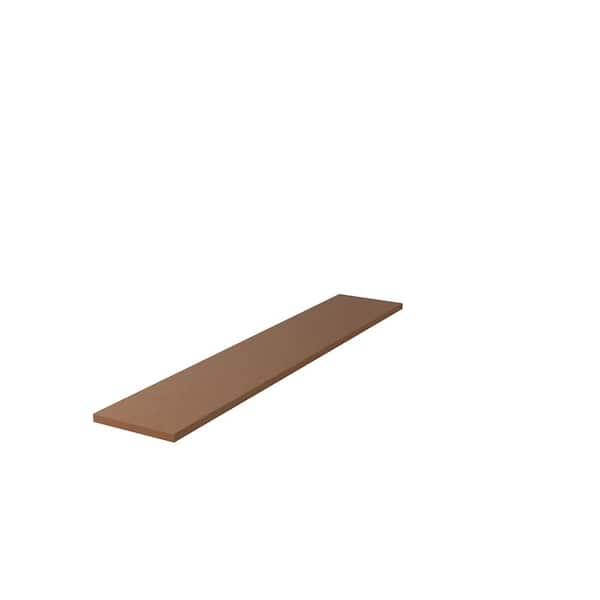 1 in. T x 11.5 in. W x 54 in. L Unfinished White Oak Wood Plain Square Nose