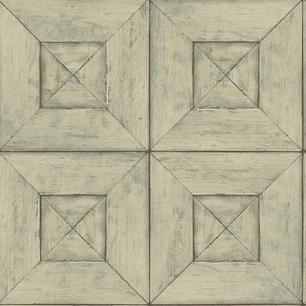 Chesapeake Avery Green Wood Green Wallpaper Sample