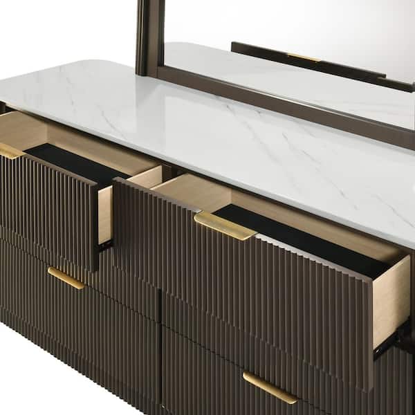 all in one multifunction modern dressing table Walker Edison