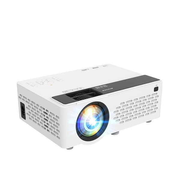 1280 x 720 Full HD 1080P Portable Projector with 100 Lumens, Bluetooth Compatible with TV Stick Smartphone/HDMI/USB