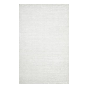 Chevelle Contemporary Modern Alabaster 5 ft. x 8 ft. Hand-Knotted Area Rug