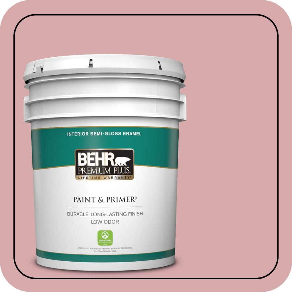5 gal. #S140-3 Berry Crush Semi-Gloss Enamel Low Odor Interior Paint & Primer price history on PriceWatchPro