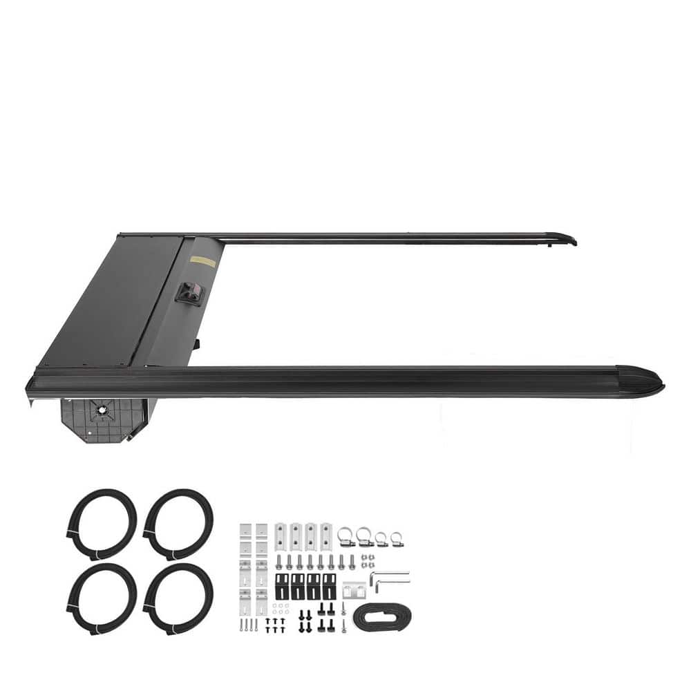 Retractable Tonneau Cover, Hard Tonneau Cover with Double-Lock and T-Slot, 5.0 ft. Cover with Built-in Drainage Pipe price history on PriceWatchPro
