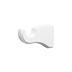 Mix and Match Wood Single Curtain Rod Bracket in White for 1-3/8 in . Dia Wood Rod Pole (1-PK) (Projection 4.37 in.)