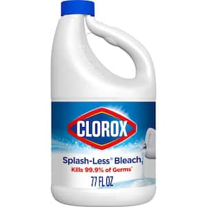 77 fl. oz. Splash-Less Concentrated Disinfecting Regular Liquid Bleach (6-Pack)