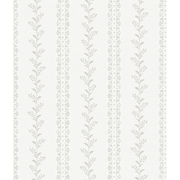 Magnolia Home by Joanna Gaines Everleigh Grey Wallpaper