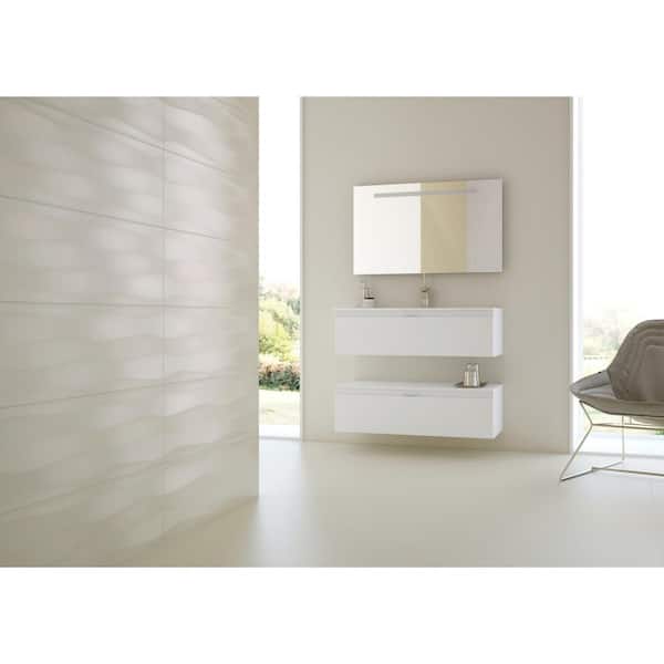 Artwork Pearl 11.81 in. x 35.43 in. Glossy Patterned Look Ceramic Wall Tile ( 14.53 sq. ft./Case)