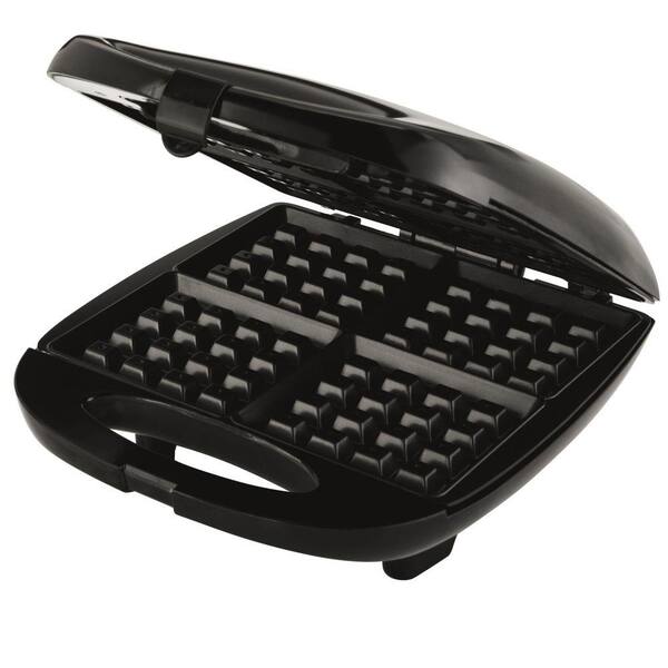 Oster 4 Slice Non-Stick Waffle Maker in Black