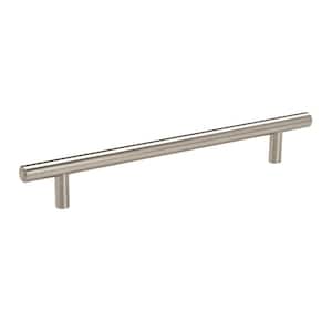 Bar Pulls 7 in (178 mm) Center-to-Center Satin Nickel Drawer Pull (10-Pack)