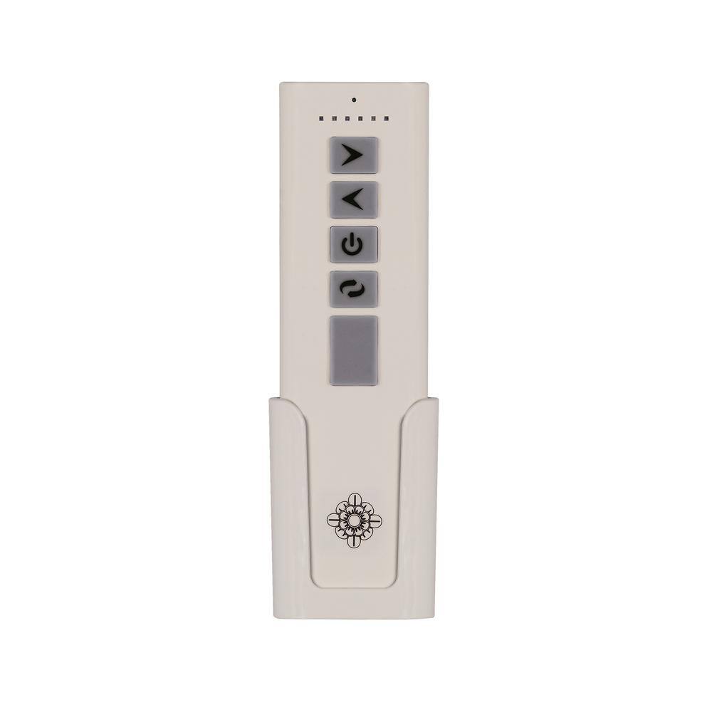 Maverick 60'' White and Gold Ceiling Fan with Remote