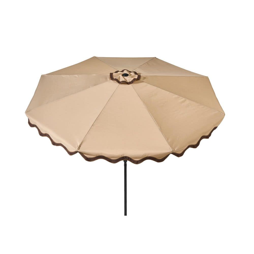 Nimbus Cool 10 ft. Steel Market Crank and Auto-Tilt Patio Umbrella in Khaki price history on PriceWatchPro
