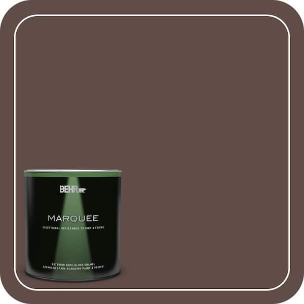 BEHR MARQUEE 1 qt. #730B-7 English Manor Semi-Gloss Enamel Exterior Paint & Primer