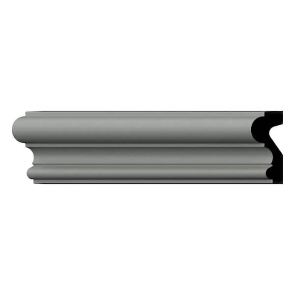 2 in. D x 2 in. W x 96 in. L Primed Polyurethane Panel Moulding
