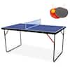 LANCASTER · GAMING COMPANY Official Size Indoor Folding Table Tennis Ping  Pong Game Table (4-Piece) TT415Y19017 - The Home Depot