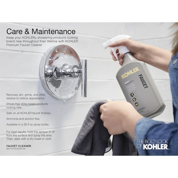 KOHLER Memoirs Adjustable Wall-Mount Bracket in Polished Chrome