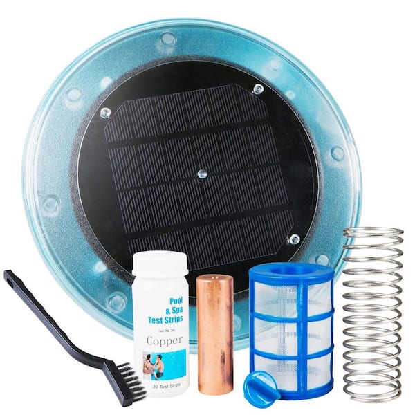 XtremepowerUS Solar-Powered Algaecide Killer Pool Ionizer and Purifier System