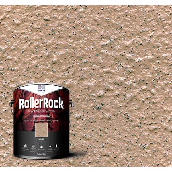 DAICH RollerRock 1 gal. Self-Priming Ginger Exterior Concrete Coating
