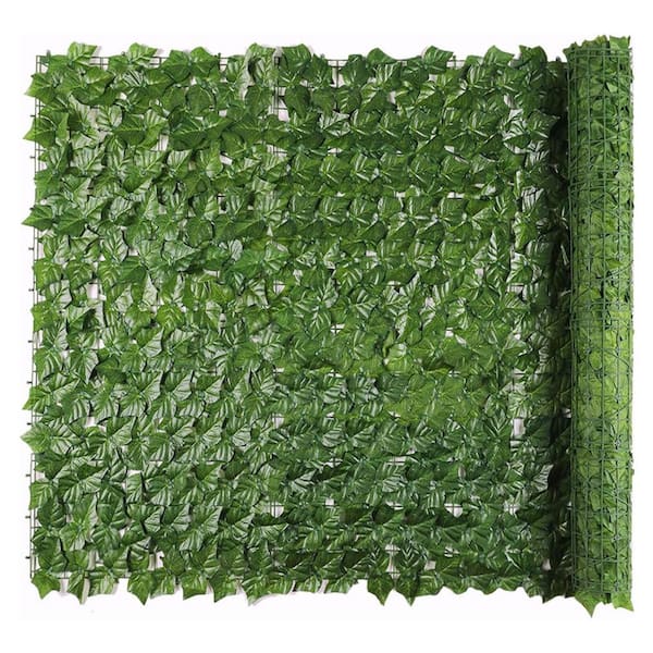 120 x 40 in. Artificial Ivy Privacy Fence Screen, Color Printing Sweet Potato Leaves