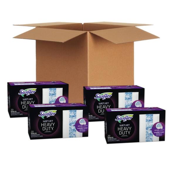 Swiffer WetJet Extra Power Pad Refills (20-Count, Case of 4)
