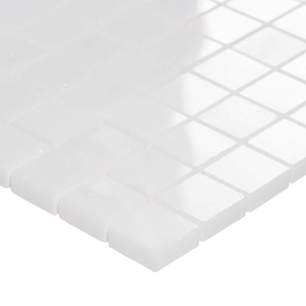 Thassos White 1x1 Polished Marble Mosaic Tile