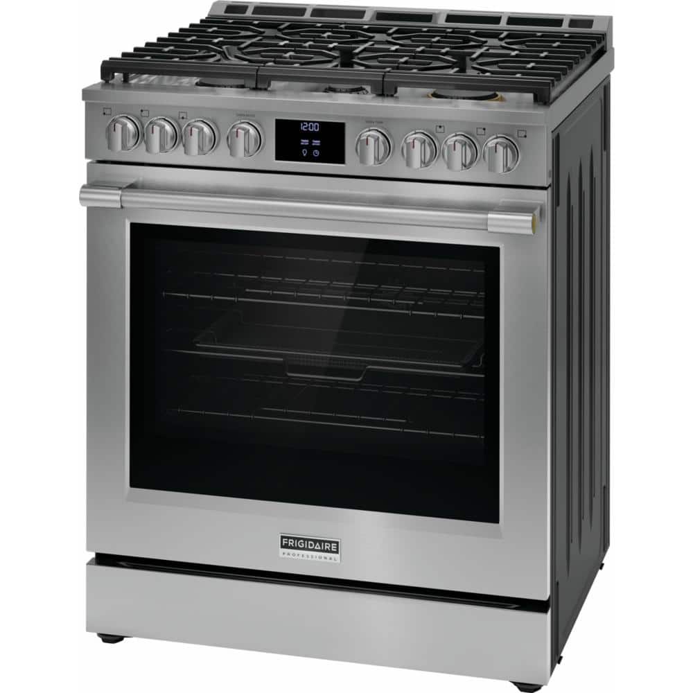 Frigidaire 30" Stainless Steel Convection Gas Range with Griddle