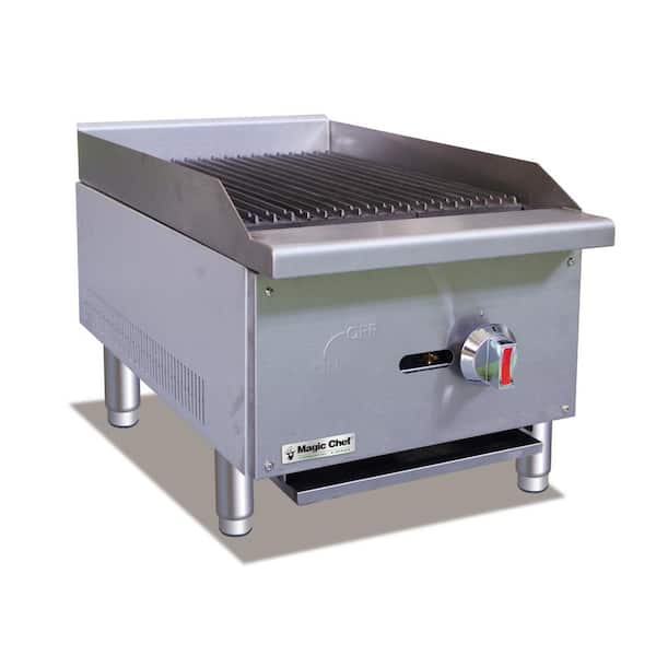 Magic Chef 16 in. Commercial Countertop Radiant Charbroiler in Stainless Steel
