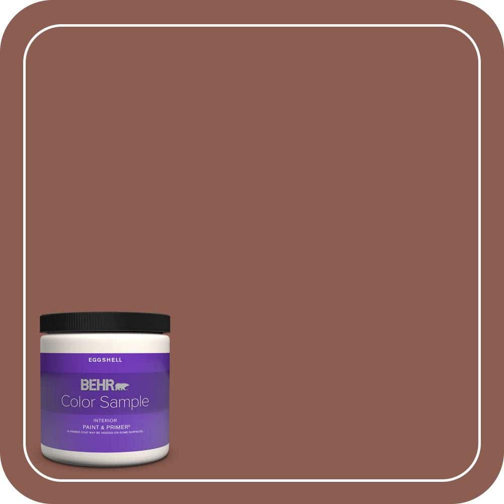 8 oz. #S170-6 Red Curry Eggshell Enamel Interior Paint & Primer Color Sample price history on PriceWatchPro