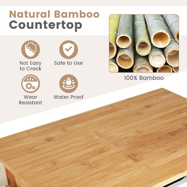 Island Life Kitchen organic Bamboo Cutting Board