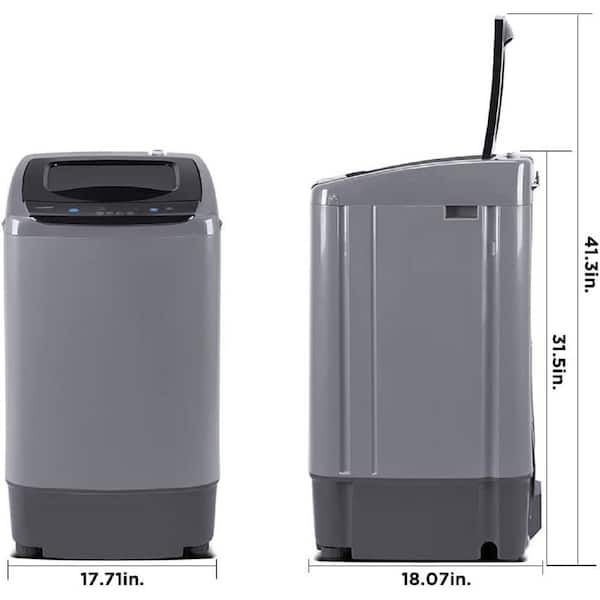 BLACK+DECKER 0.9-cu ft Portable Impeller Top-Load Washer (White)