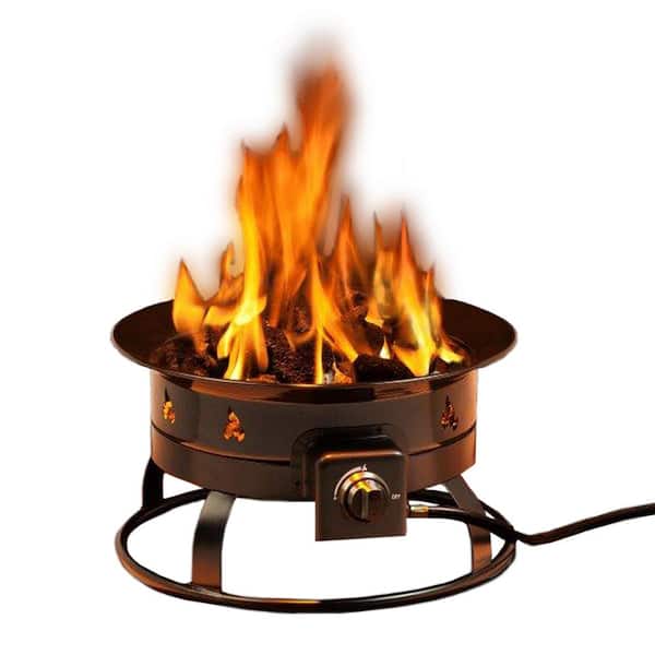 Heininger Portable Propane Gas Fire Pit, Small Portable Fire Pit For Camping