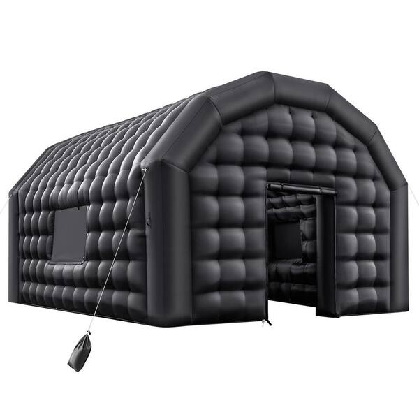 Inflatable Party Tent, 16.4 ft. x 19.69 ft., 680W Blower, Sandbags, Ventilated Design for Birthdays & Weddings