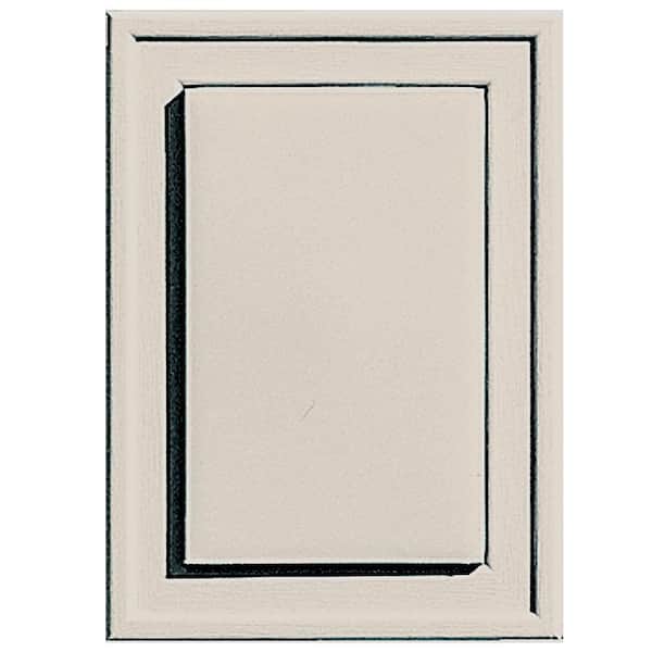 Builders Edge 4.5 in. x 6.3125 in. #048 Almond Raised Mini Mounting Block