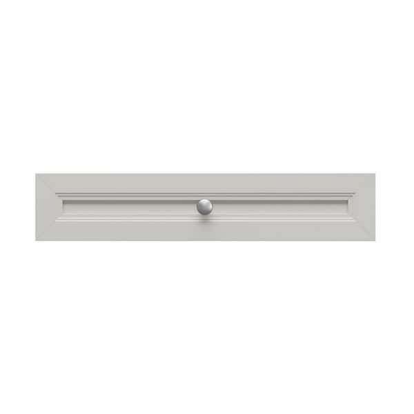 Westport 5 in. H x 25 in. W White Laminate Board Traditional Closet System Small Drawer with Satin Nickle Knob Pack of 1