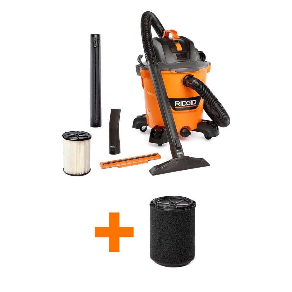 12 Gal. 5.0 Peak HP NXT Shop Vacuum Wet Dry Vac with Filter, Hose, Accessories and Wet Application Filter HD1200C price history on PriceWatchPro