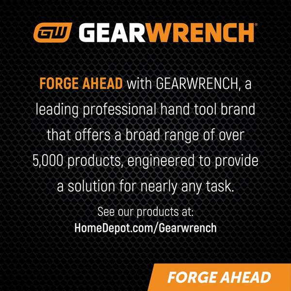 GEARWRENCH 72-Tooth 12 Point Metric XL Locking Flex Combination