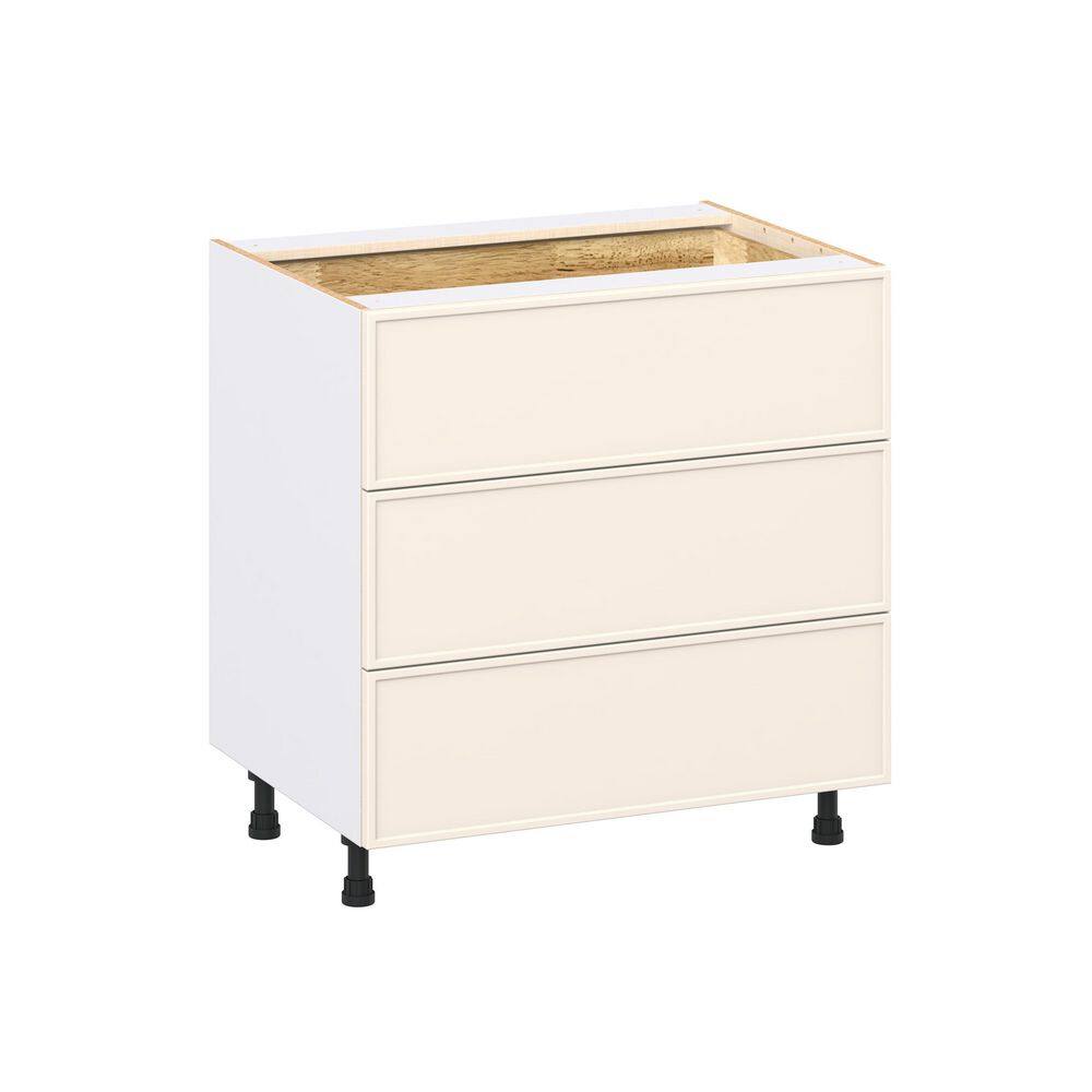 Fairview 33 in. Wx24 in. D x 34.5 in. H Assembled Slim Shaker Drawer Base Kitchen Cabinet in Washed Linen with 4-Drawers price history on PriceWatchPro