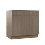 Hampton Bay Designer Series Edgeley Assembled 36x34.5x23.75 in. Sink ...