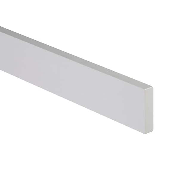 Home Decorators Collection Washington Franklin Hargrove 48 in. W x 0.75 in. D x 3 in. H in Vesper White Valance Molding