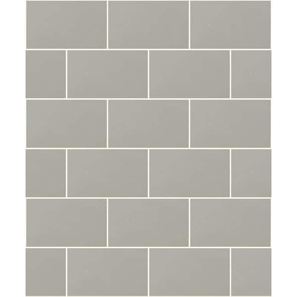 Advantage Neale Light Grey Subway Tile Light Grey Wallpaper Sample