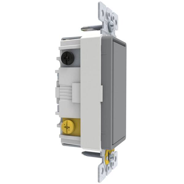 Square D X Series 15 Amp 4-Way Rocker Switch Back Wire Light