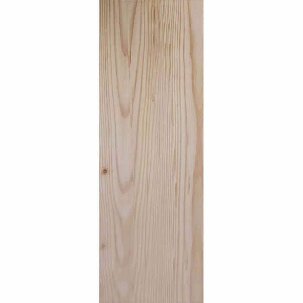 Douglas Fir Smooth Rustic Corbel with Backplate, 16" Height