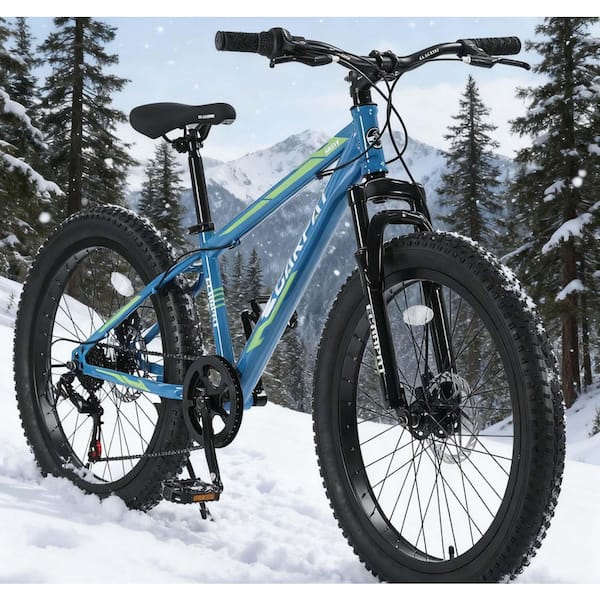 Zeus & Ruta 24 in. City Bike 21 Speed Hybrid Disc Brake 700C Road